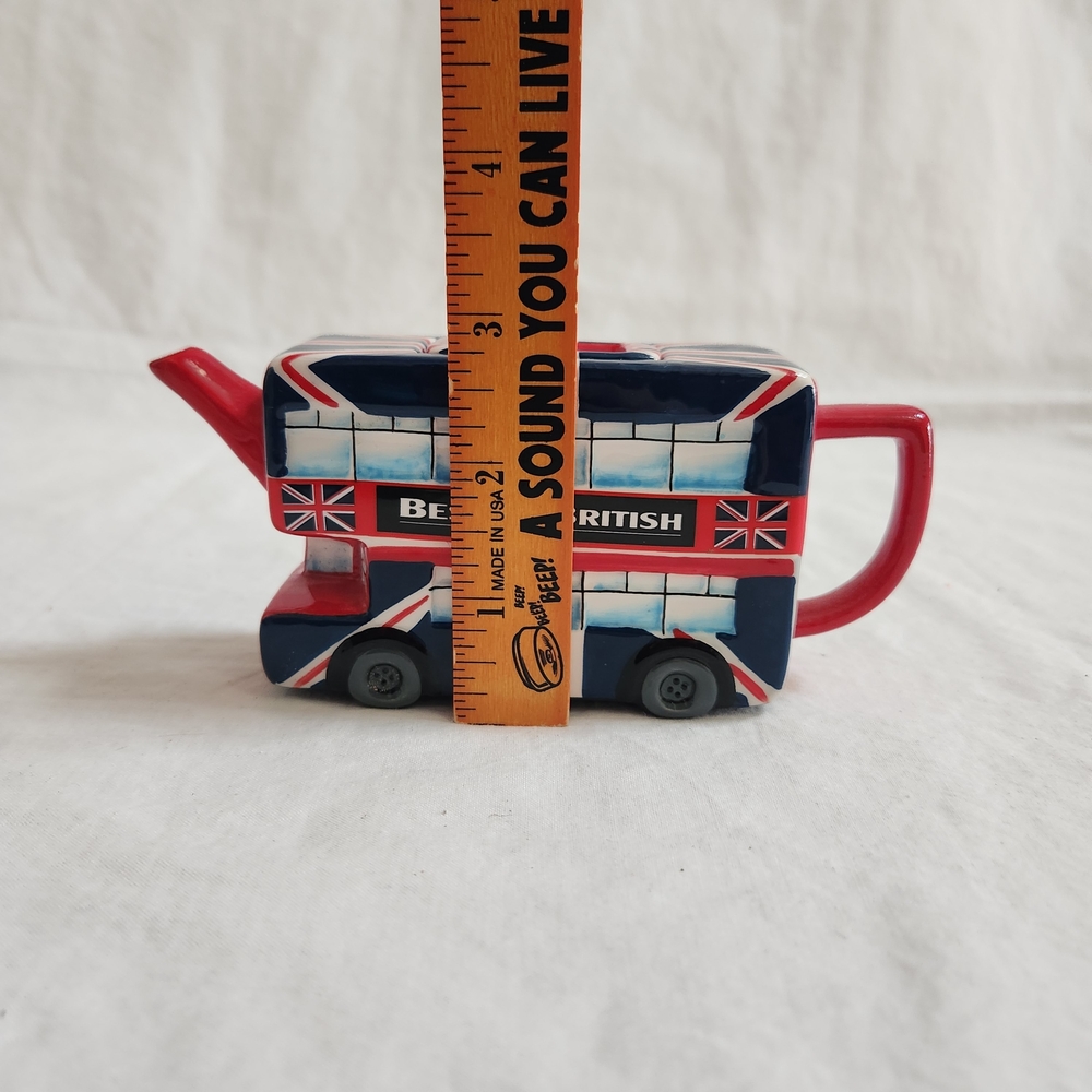 Union Jack Double Decker Bus Teapot - Picture 3 of 11